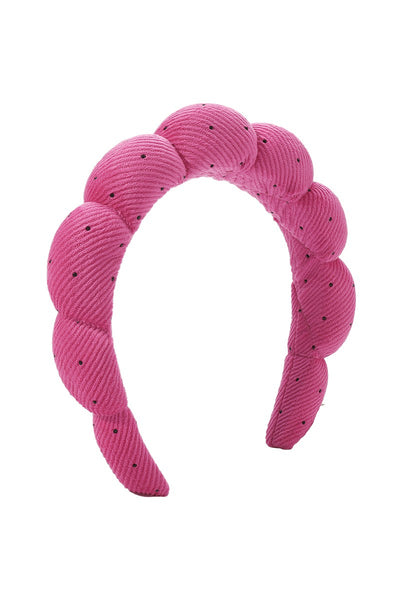 Polka Dot Puff Headband