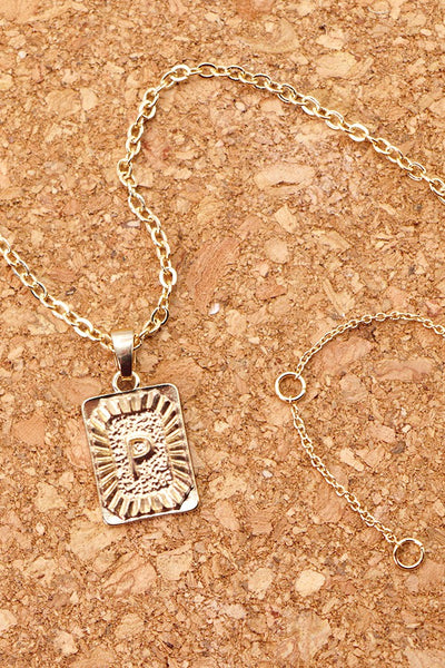 Up For Anything Initial Pendant Necklace