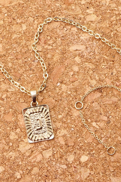 Up For Anything Initial Pendant Necklace