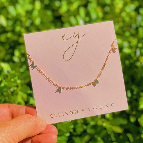 Ellison + Young Golden Mama Necklace