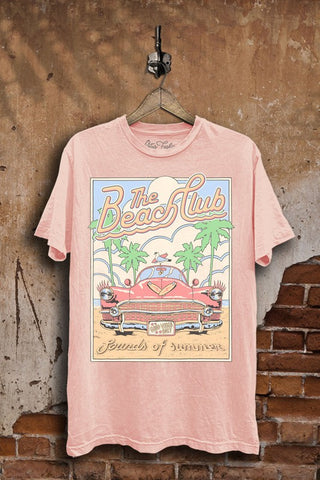 Plus "The Beach Club Car" Graphic Tee
