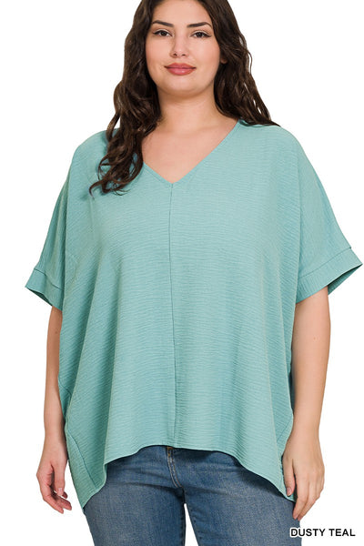 Plus Meant For You V-Neck Top