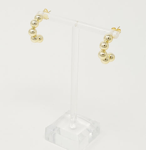 Ellison + Young Life's A Party Gold Hoop Earrings