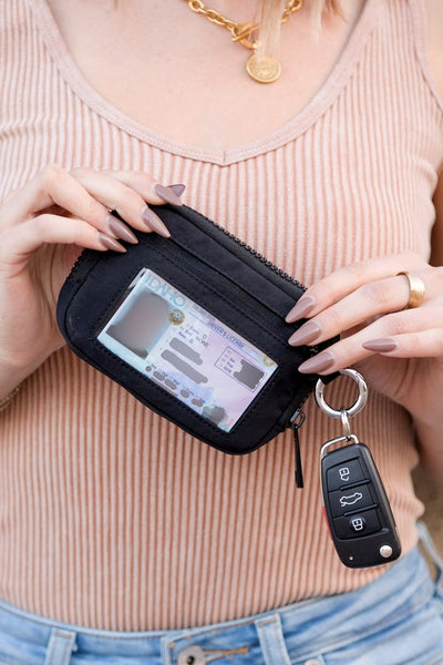 "Journey" Clippable ID Wallet Pouch
