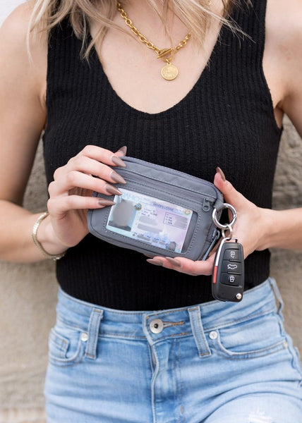 "Journey" Clippable ID Wallet Pouch