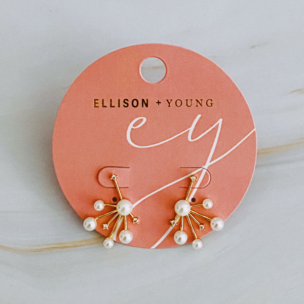 Ellison + Young Shooting Stars Stud Earrings