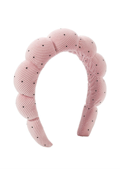 Polka Dot Puff Headband
