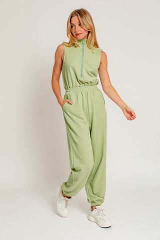 Out And About Sleeveless Jumpsuit