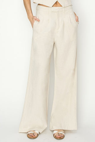 "Beaux" Linen Trouser Pants