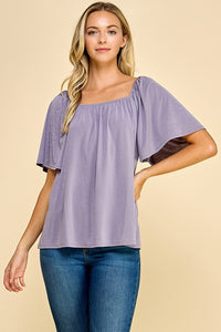 Let's Chat Bell Sleeve Knit Top