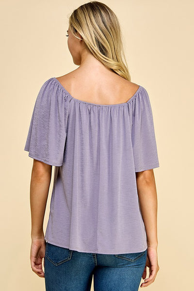 Let's Chat Bell Sleeve Knit Top