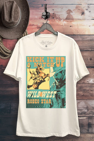 Plus "Kick it Up a Notch Wild West" Graphic Tee