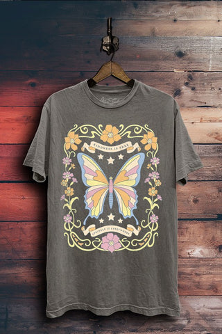 Plus "Kindness Is Free Butterfly" Graphic Tee