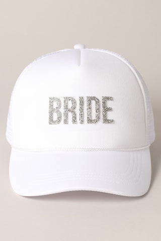 Glitter Letter Bride Patch Trucker Hat