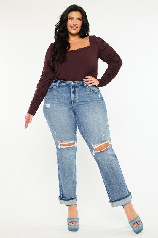 Kancan Jeans Ellie High Rise Skinny Jeans BKE Ellie Mom Stretch