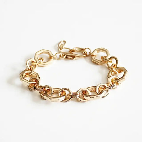 No Limits Gold Layered Chain Bracelet