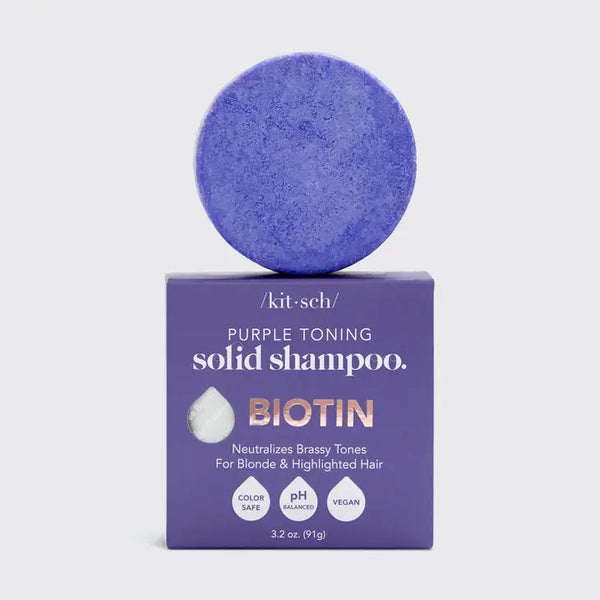 KITSCH Purple Toning Solid Shampoo Bar