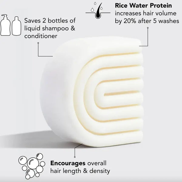 KITSCH Rice Water Protein Conditioner Bar for Hair Growth