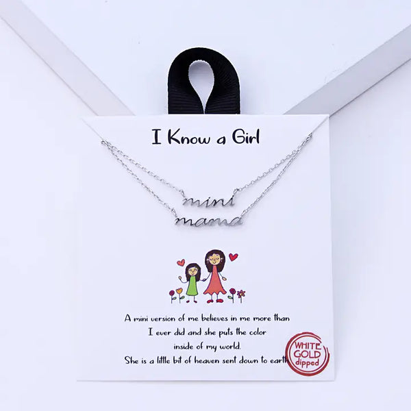 I Know A Girl Mini And Mama Necklace
