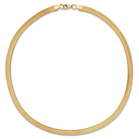 Ellie Vail "Paola" Herringbone Chain Necklace