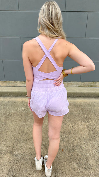 Lets Go For A Run Sporty Romper