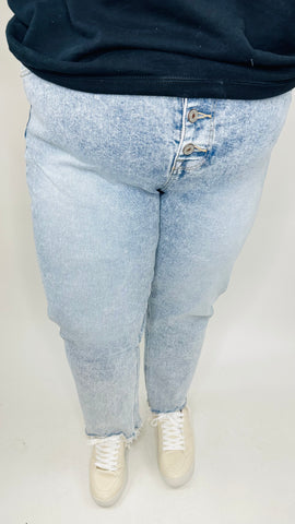 Plus KanCan "Ines" Slim Straight Jeans
