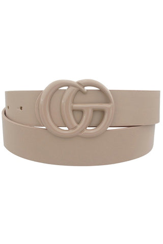 "Girly" Solid Buckle GG Belt
