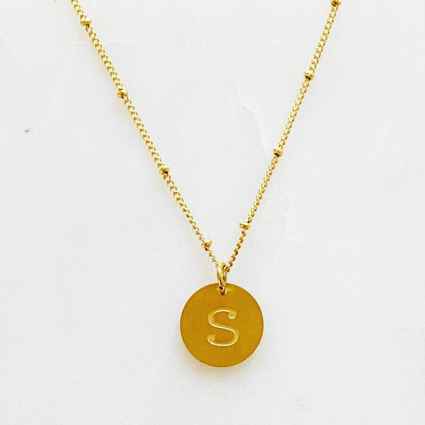 Ellison + Young - Charm Initial Necklace