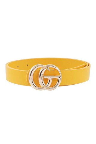 Mustard Accent Belt