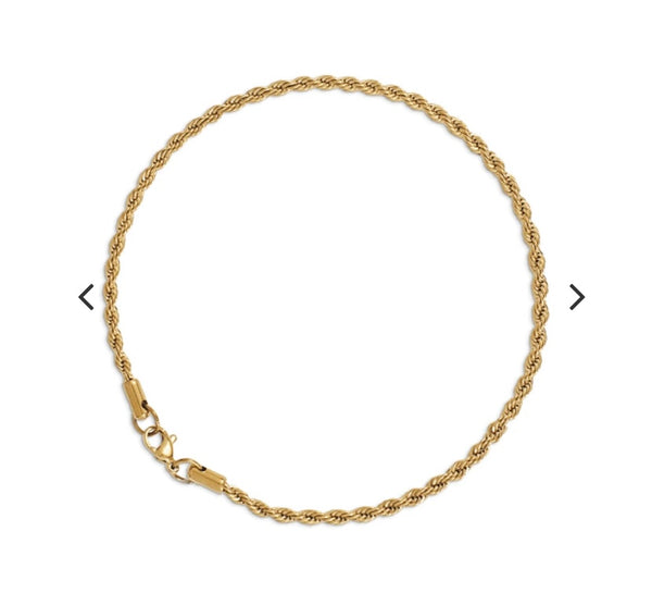 Ellie Vail "Tate" Rope Chain Anklet